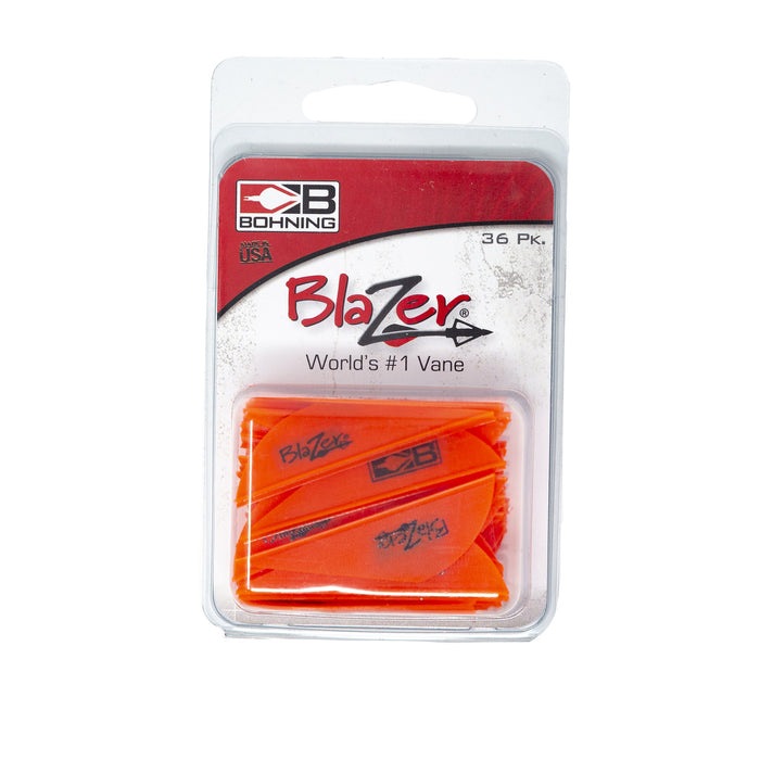 Bohning 2" Blazer Vane Available in 18 Colors Made in the USA - 36/Pack