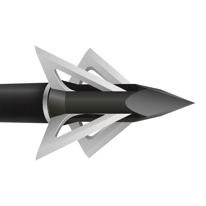 Slick Trick Magnum Fixed 4-Blade Broadheads Bow Crossbow 1-1/8" 125/100gr 4/Pack