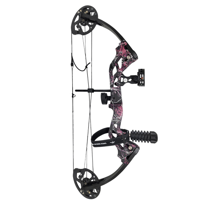 SAS Hero Junior Kid Youth Compound Bow Package 10-25 LBS Muddy Girl - Open Box
