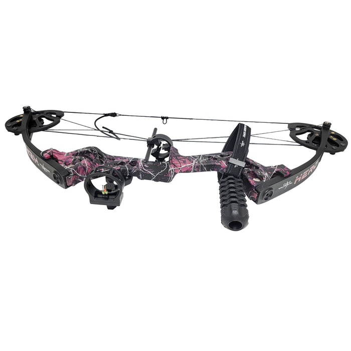 SAS Hero Junior Kid Youth Compound Bow Package 10-25 LBS Muddy Girl - Open Box