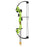 Bear Archery Brave Right Hand Youth Bow Set Green Color - Used