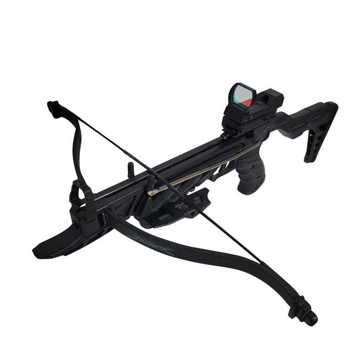 SAS Rogue 80 Pound Self-Cocking Pistol Crossbow Package w/ Adjustable Stock