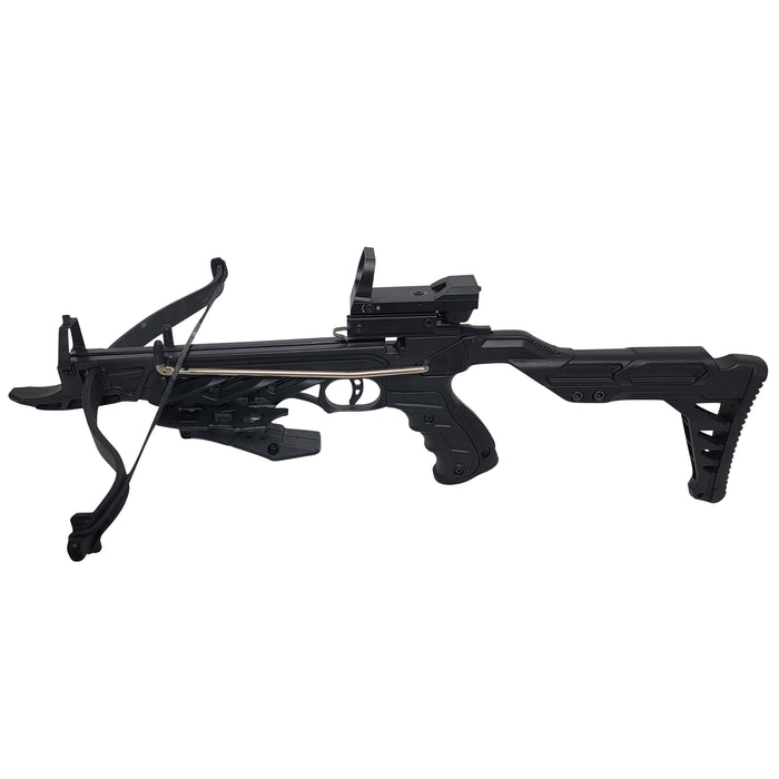 SAS Rogue 80 Pound Self-Cocking Pistol Crossbow Package w/ Adjustable Stock