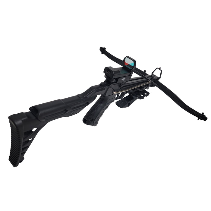 SAS Rogue 80 Pound Self-Cocking Pistol Crossbow Package w/ Adjustable Stock