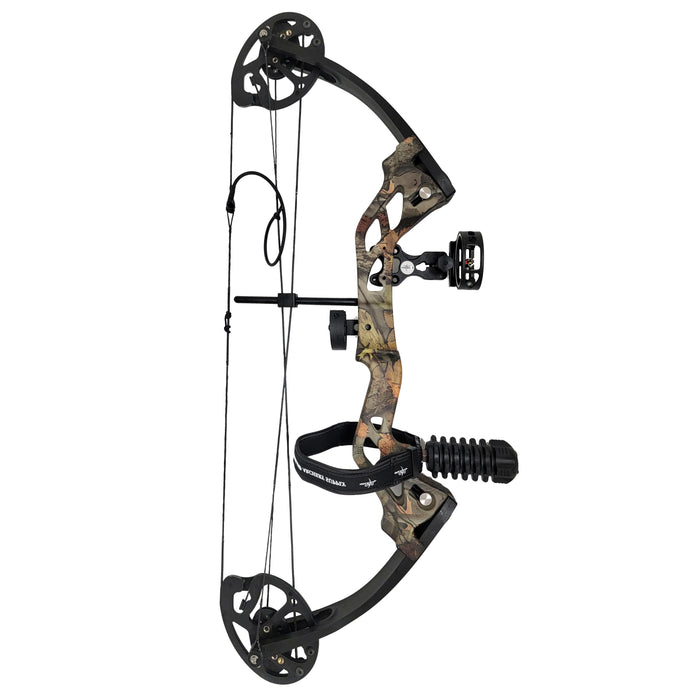 SAS Hero Junior Kid Youth Compound Bow Package 10-25 LBS Camo - Used