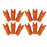 Ravin R500 Series Replacement Nocks Orange Color - 12/Pack