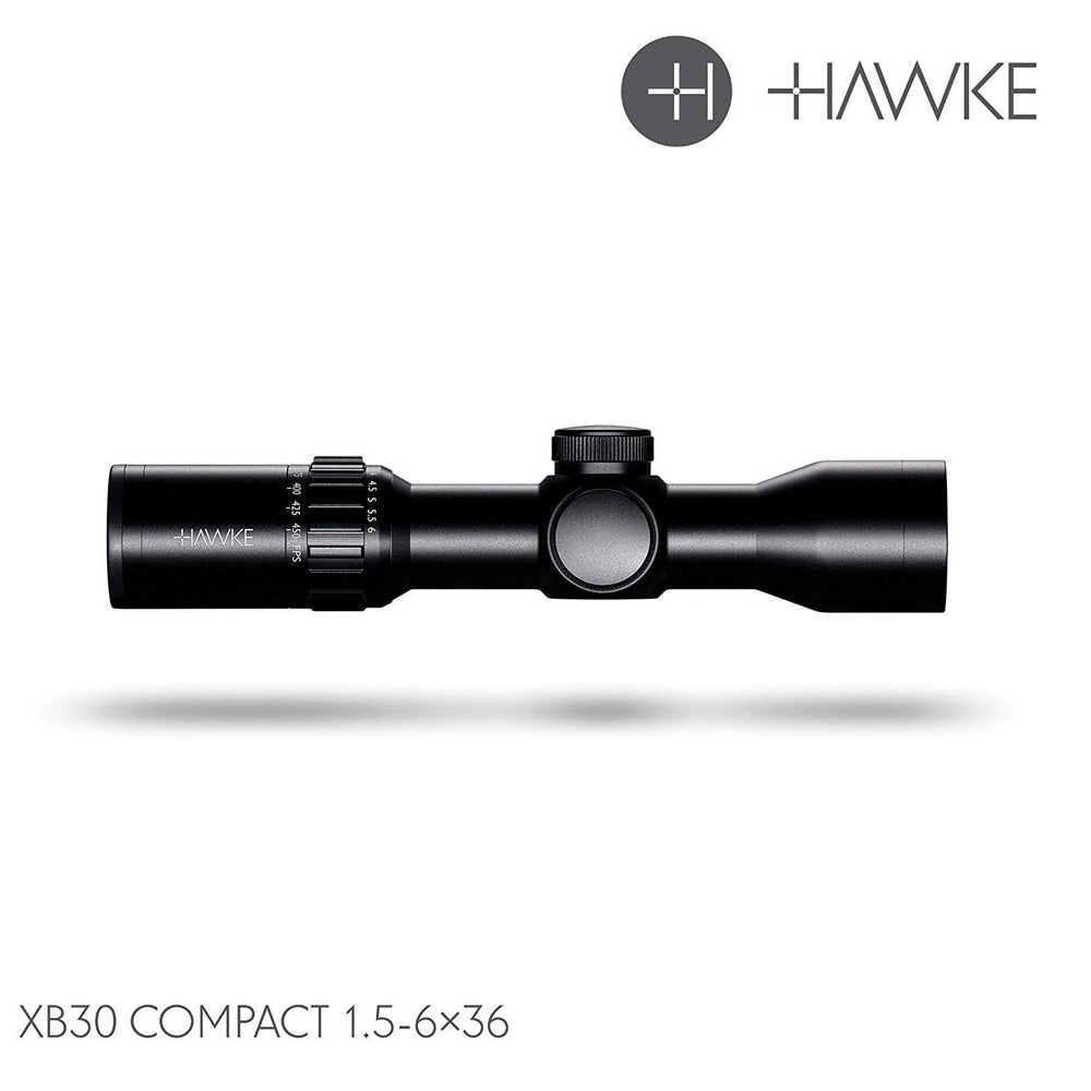 Hawke XB30 Compact Crossbow Scope 30mm 2-8x36 SR Reticle Black - Used