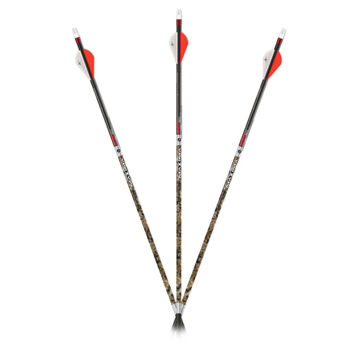 SAS Maxima Red Contour SD Arrows .203” ID 400 Fletched - 6/Pack