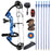 SAS Hero Junior Kid Youth Compound Bow Package 10-25 LBS Blue RH - Open Box