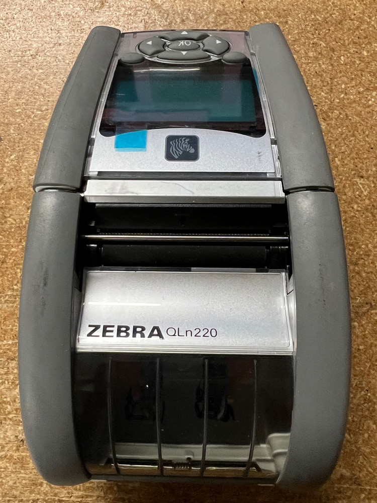 Zebra QLn220 Direct Thermal Printer Monochrome Portable QH2-AUNA0M00-00 - Used
