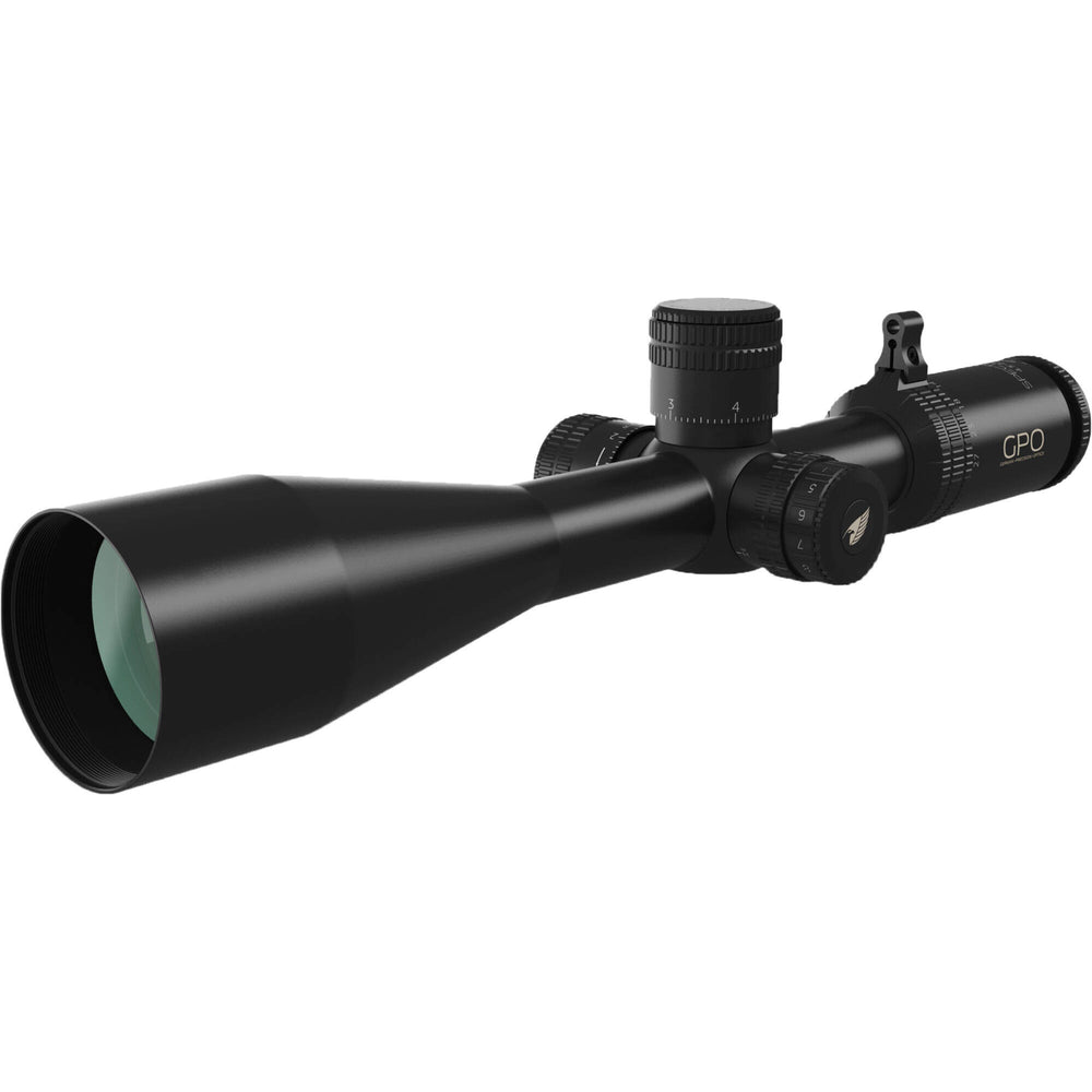 GPO 6X 4.5-27x50mm Illuminated Rifle Scope 34mm Tube Lri-Pro - Black