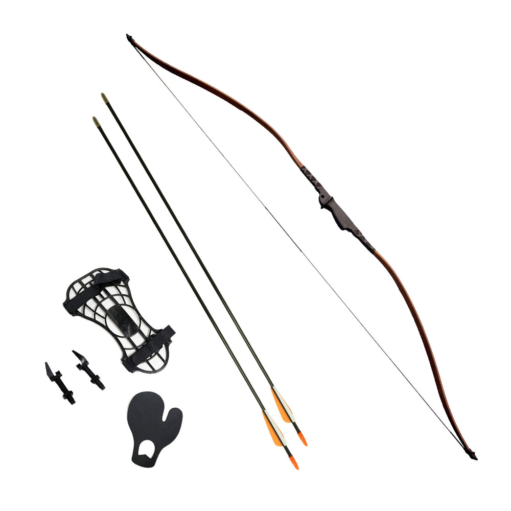 SAS Robinhood Recurve Bow w/Armguard, Arrow Rest and 2 x Arrows - Open Box