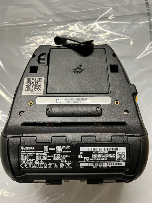 Zebra ZQ630 Mobile Barcode Label Printer | RFID Bluetooth - Open Box