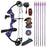 SAS Hero Junior Kid Youth Compound Bow Package 10-25 LBS Purple RH - Used