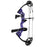 SAS Hero Junior Kid Youth Compound Bow Package 10-25 LBS Purple RH - Used