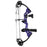 SAS Hero Junior Kid Youth Compound Bow Package 10-25 LBS Purple RH - Used