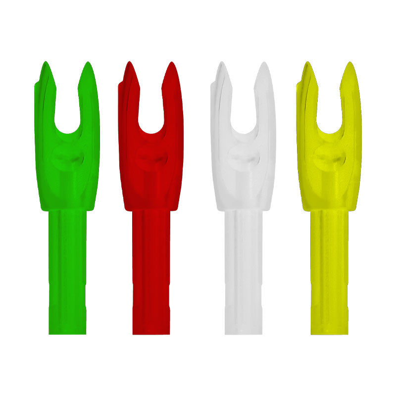 Easton 4MM N Nock 1820 Red/Yellow/Green/White - 12/Pack