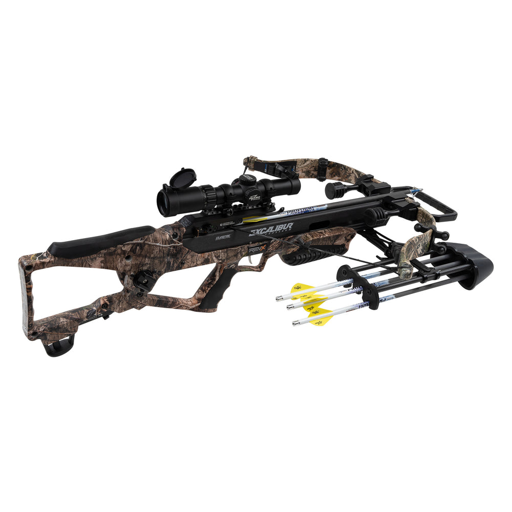 Excalibur RevX Crossbow Package with Charger X Crank - Mossy Oak Country DNA