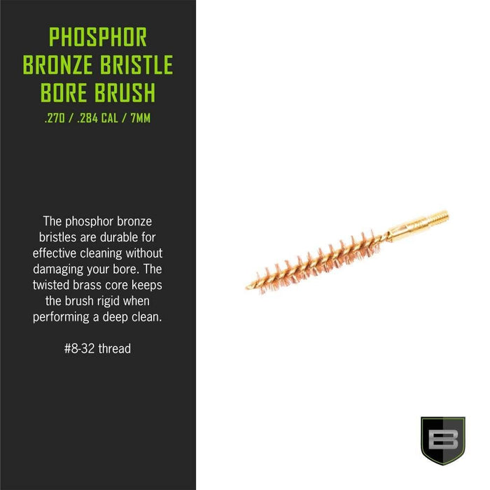 Breakthrough Phosphorus Bronze Bristle Bore Brush, 270, .284 Caliber & 7mm