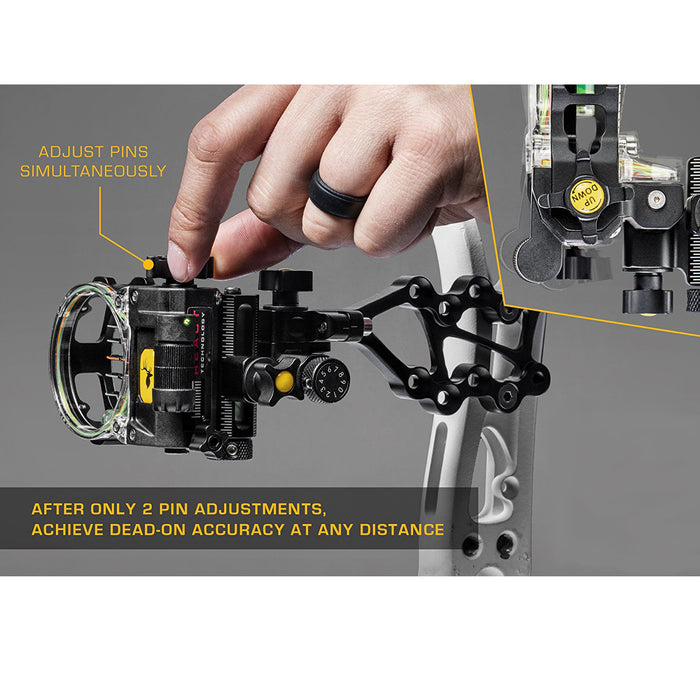 Trophy Ridge React Pro 5 Pin Bow Sight Aluminum Body .019 LH - Used