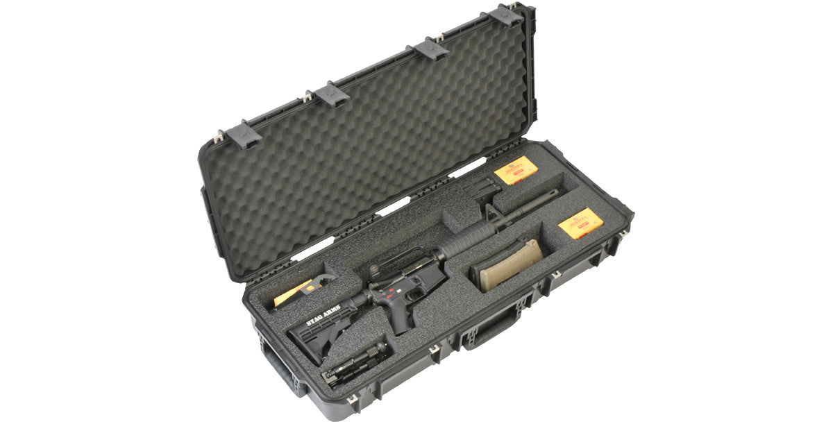 SKB iSeries 3614 AR Rifle Case Waterproof Hard Shell Polymer - Matte Black