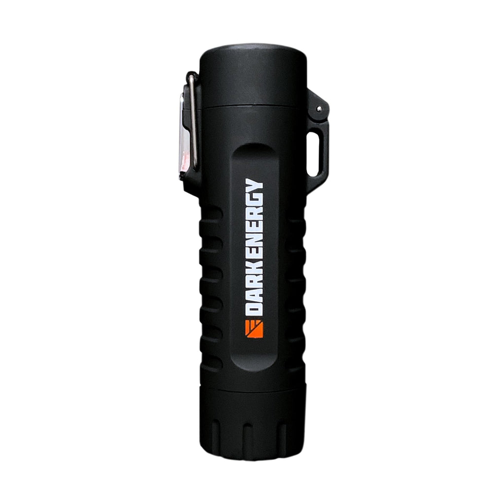Dark Energy Plasma Lighter Rechargeable Mini Flashlight - Black