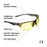 Allen Company Outlook Shooting Safety Glasses ANSI Z87.1+ & CE Rated