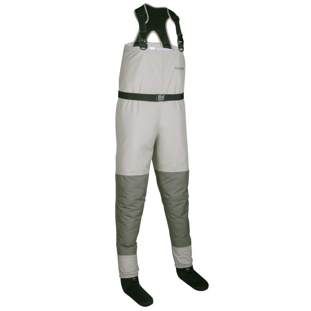 Allen Company Platte Pro Breathable Stockingfoot Fishing Chest Wader - Gray