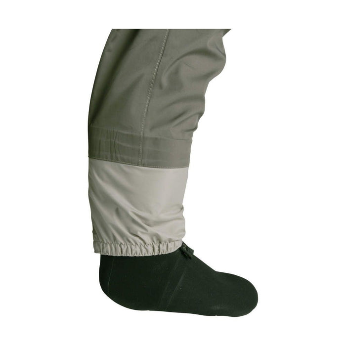 Allen Company Platte Pro Breathable Stockingfoot Fishing Chest Wader - Gray