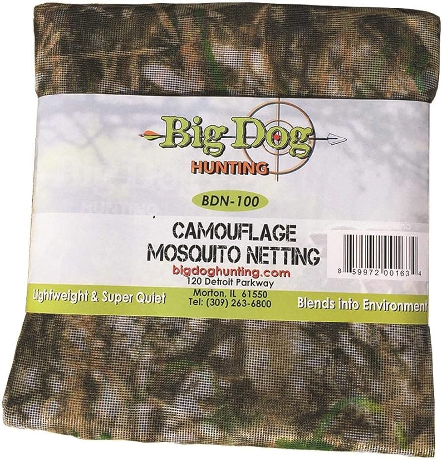 Big Dog Hunting Camouflage Mosquito Netting