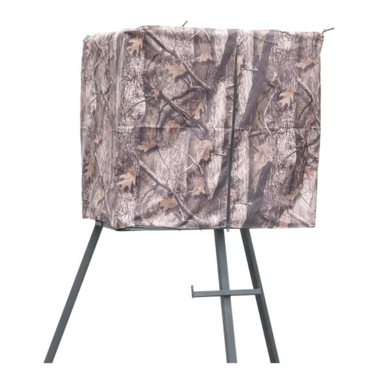 Rhino Tree Stands Camo Tripod Blind Skirt for RTT- 300 with Zipper Entry