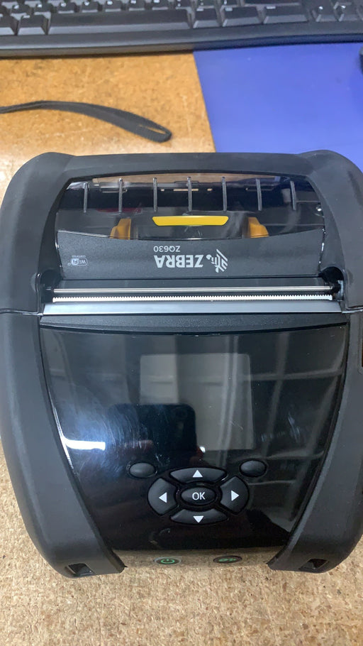 Zebra ZQ630 Mobile Barcode Label Printer | Wireless Bluetooth and WiFi - Used