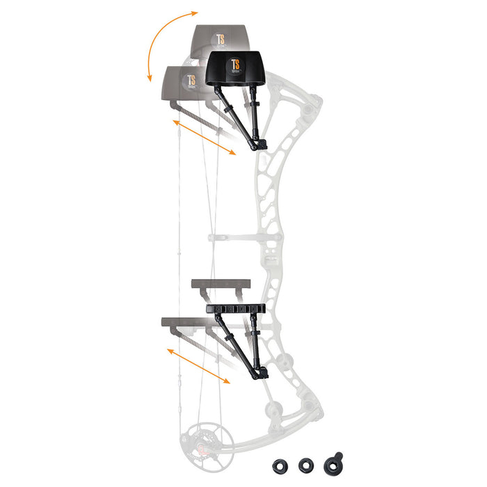 Tight Spot Premium 2-Piece Fully Adjustable Quiver 5 Arrow Black LH - Open Box