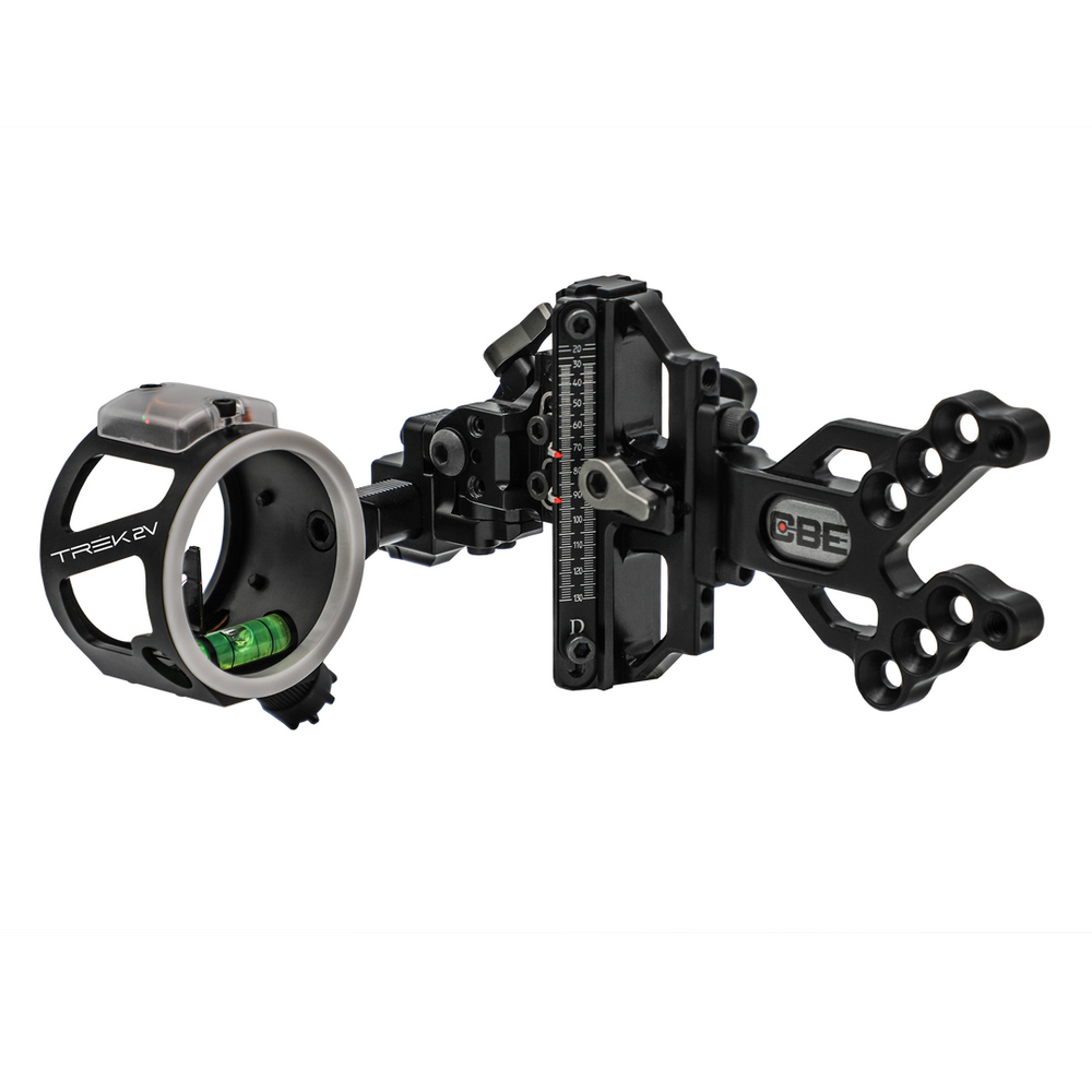 CBE Trek Vertical 2 Pin Sight .019/.010 Compound Bow Sight Light - Right Hand
