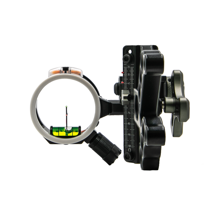 CBE Trek Vertical 2 Pin Sight .019/.010 Compound Bow Sight Light - Right Hand