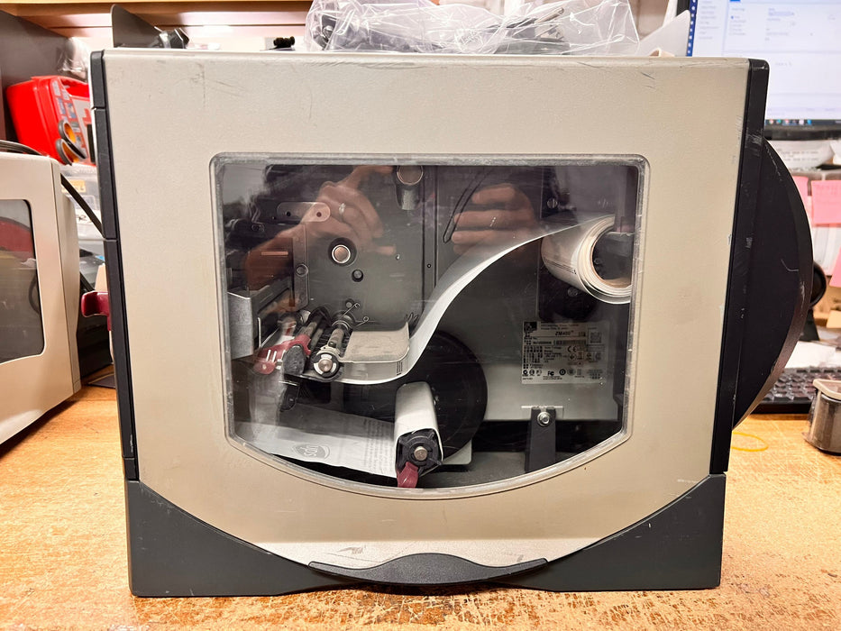 Zebra ZM400 Direct Thermal Label Barcode Printer - Used