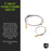 Breakthrough Clean Technologies Nylon Coated Steel Cable Set 8" & 33"L, 2-Cables
