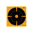 EZ Aim Adhesive Splash Reactive Paper Shooting Targets 6"W x 6"H - 12/Pack