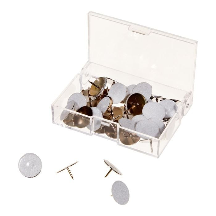 Allen Company Reflective Trail Marking Tacks White 1/2" - 50/Pack