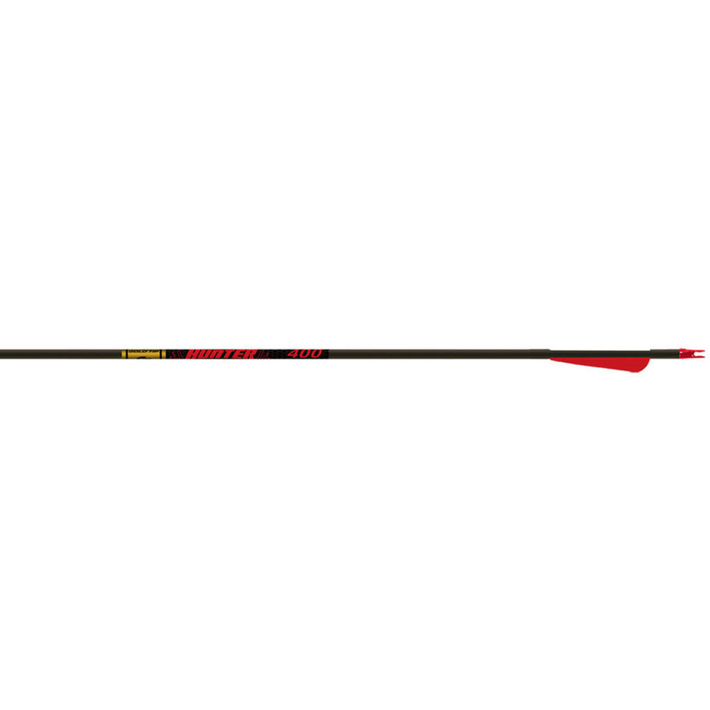 Gold Tip Hunter 500 Arrow w/4" Duravanes - 6/Pack