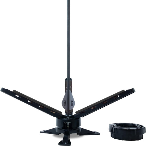 Bohning Cauldron Fletching Jig Triple Vane System Tool-Free Helix - Black