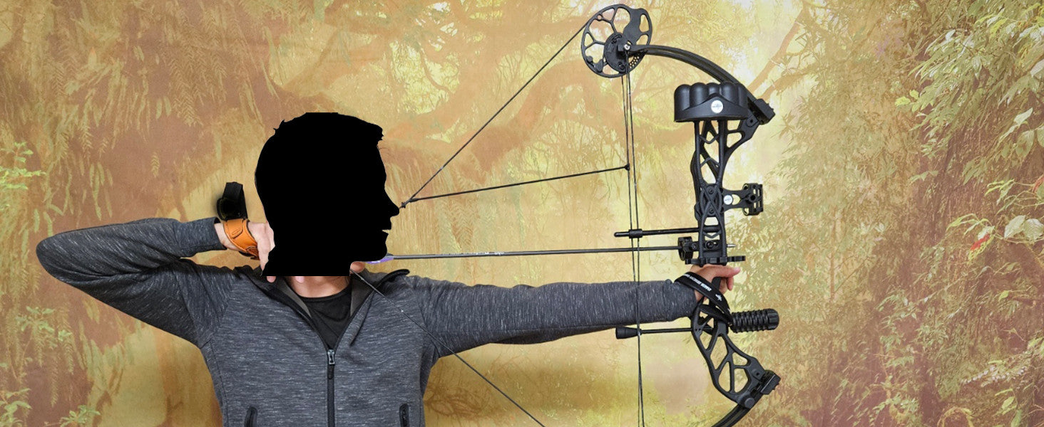 SAS Destroyer II 70Lbs 31" ATA Compound Hunting Bow Package Black - Used