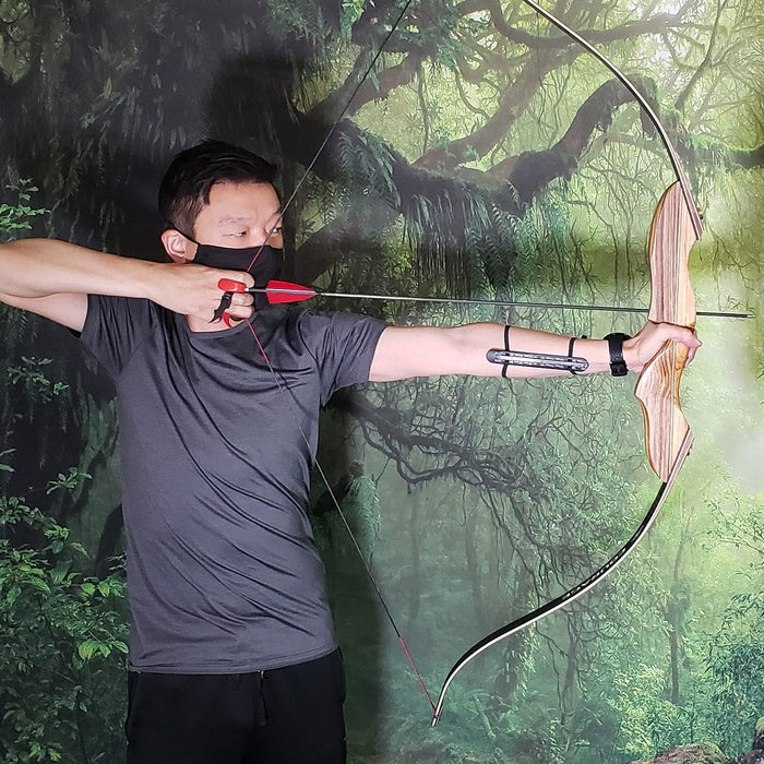 SAS Courage 60" Hunting Takedown Recurve Archery Bow 60lbs LH Takedown - Used