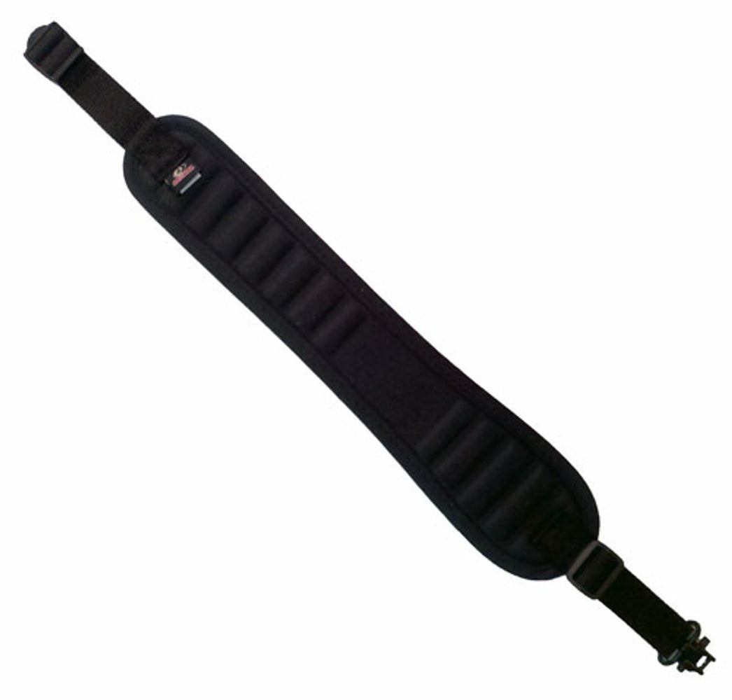 Mossy Oak Black Sardis Padded Gun Sling w/ Swivels - Black