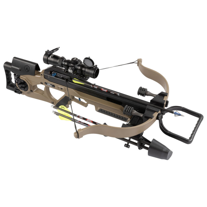 Excalibur Assassin Extreme Crossbow Package w/ Tact100 Scope - Flat Dark Earth