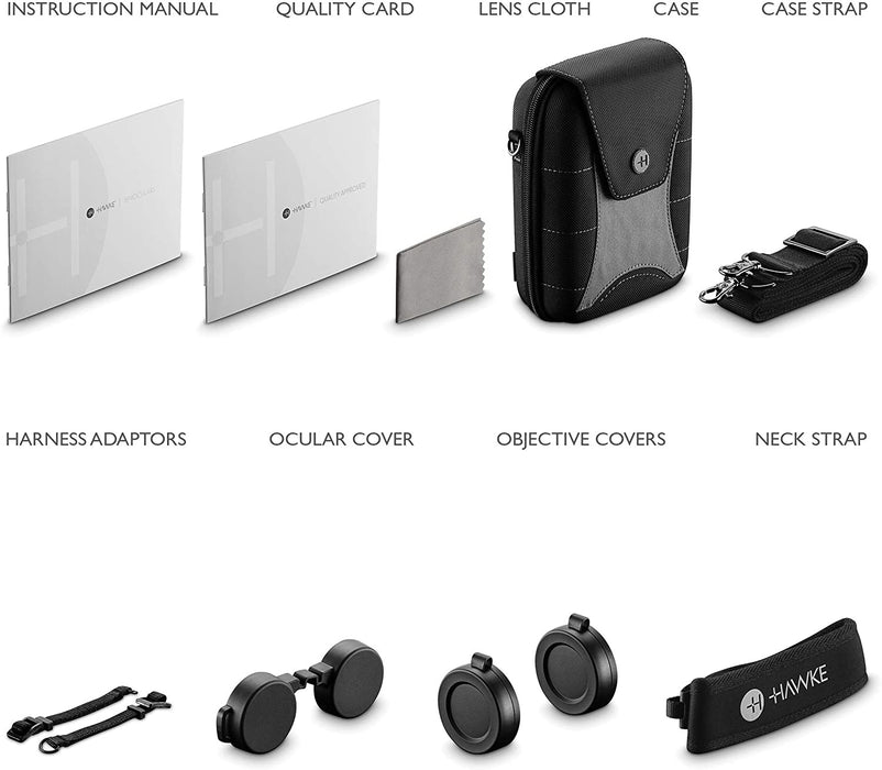 Hawke Frontier HD X 10x32 Binoculars Green - Used