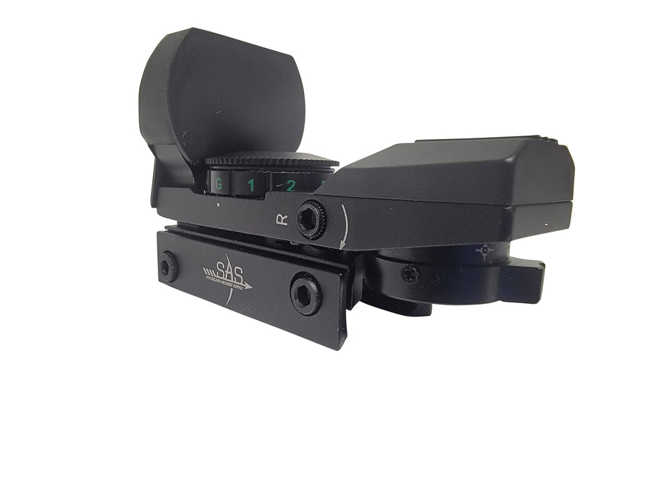 SAS 1x22mmx33mm Aluminum Reflex Crossbow Red/Green Dot Scope Weaver Rail - Used