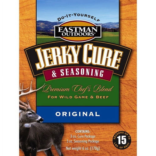 Eastman Outdoors Jerky Cure & Seasoning Makes 15 Pounds Original - 6 Packages