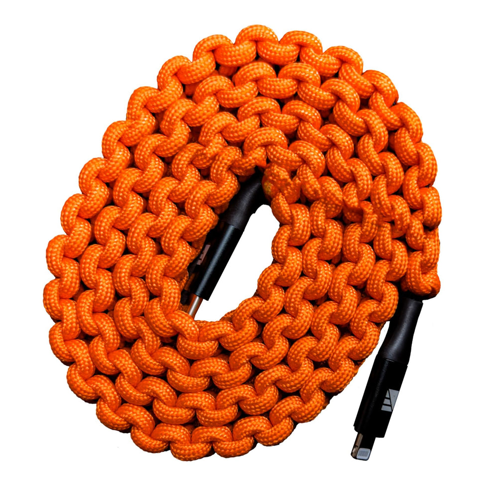 Dark Energy Lightning to C Paracord Cable & USB C to C Paracord Cable -18W