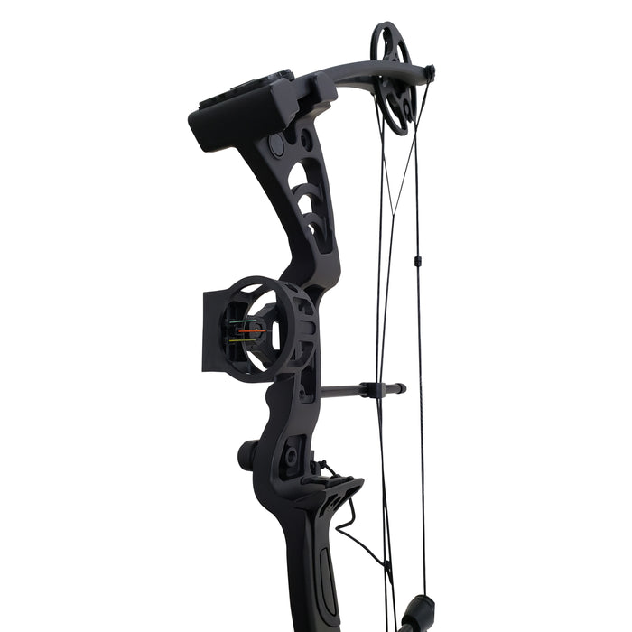 SAS Scorpii 55lbs Bow Kit w/ Arrow Rest, Sight, Release, and Arrows Black-Used